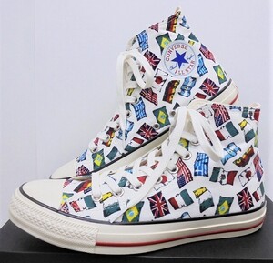 ★コンバース★CONVERSE ALL STAR US NATIONSFLAG HI（オールスター　ＵＳ　ネイションズフラッグ）ホワイト22.0