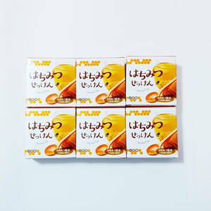 ６個 はちみつせっけん ８０ｇ 石鹸 保湿 送料無料 匿名配送 ハチミツ 蜂蜜 石けん