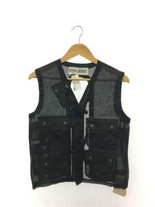 INSCRIRE◆ベスト/38/コットン/BLK/i23ss-gilet8b