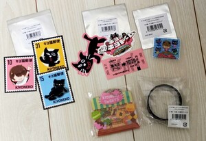 きよねこくじ　ステッカー　アクリルバッジ　シャカシャカアクキー　ラバーバンド　キヨ　キヨ猫　ユーチューバー　ゲーム実況