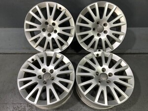 (W6J018)17ｘ7.5J アウディ純正 A3 オフセット56 5穴 PCD112 ハブ57