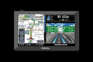 【未使用品】Diletto　DL-ZD721PN　 ポータブルカーナビゲーション ワンセグ 7インチ