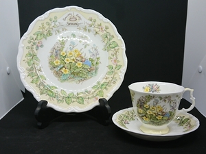 ROYAL DOULTON BramblyHedge Spring ロイヤルドルトン ブランブリーヘッジ スプリング ケーキ皿 カップ&ソーサー