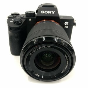 SONY ソニー α7Ⅲ デジタル一眼カメラ ズームレンズキット ILCE-7M3K レンズ FE28-70mm F3.5-5.6 OSS 付属品・箱付き【CIAVC018】