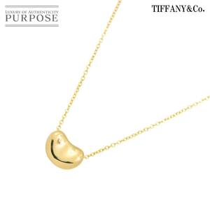 ティファニー TIFFANY&Co. ビーン ネックレス 41cm K18 YG イエローゴールド 750 Bean Necklace 90232556