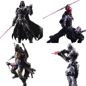 スターウォーズ 全4種 VARIANT PLAY ARTS改 ①ダースベイダー②ボバフェット③ダースモール④ストームトルーパー スクウェアエニックス 