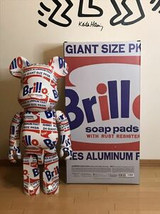 ☆Brillo(アンディ ウォーホル)BE@RBRICK(ベアブリック)1000%/MEDICOM TOY(メディコムトイ)/ANDY WARHOL