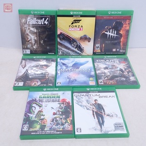 動作保証品 XBOX ONE フォールアウト4/FORZA HORIZON 3/Dead By Daylite/RYSE 等 海外版含む 計 8本セット 箱付【10