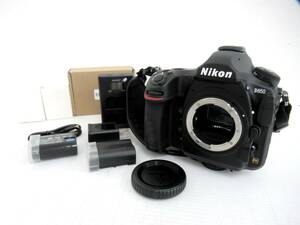 【Nikon/ニコン】巳⑥27//D850/FX/デジタル一眼レフ/充電器、互換予備バッテリー付属
