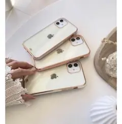 iPhoneXR　ケース 耐久性 インスタ映え 背面クリア オシャレ 韓国