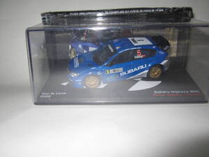 即決 デアゴスティーニ ラリーカーコレクション イクソ 1/43 スバル インプレッサ WRC 2008年ツール・ド・コルス №5 ペター・ソルベルグ車