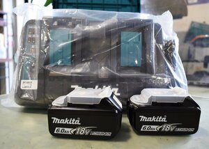 【マキタ】マキタパワーソースキット1 / BL1860Bx2本、急速充電器 DC18RD 、ケースA-61226 /未使用品に近い中古品【充電回数５回未満）