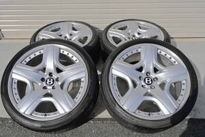 ベントレー 純正 マリナー 鍛造 9.5J×21　バリ山ピレリ P-ZERO 285/30R21　前期コンチネンタルGT　フライングスパー用　他車流用可能