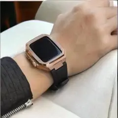 45mm シリコンバンド apple　watchベルト メンズ 時計