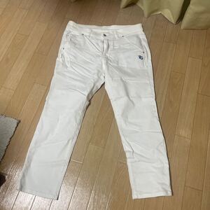 パーリーゲイツ ゴルフパンツ　 ストレッチパンツ 白　size６