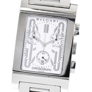 ブルガリ BVLGARI RTC49S レッタンゴロ クロノグラフ デイト クォーツ メンズ _837970