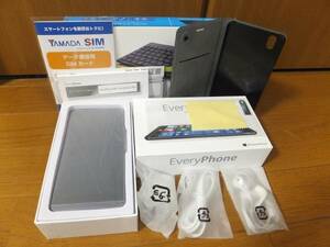 中古品即決 YAMADA Windows 10 Mobile搭載 EveryPhone ブラック