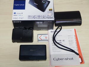 ソニー Cyber shot DSC TX7 ダークブルー