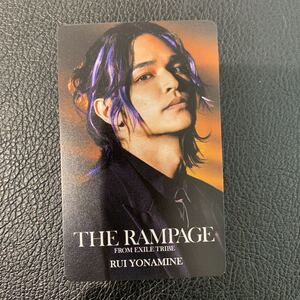 THE RAMPAGE 与那嶺瑠唯 HMV カード　クーポン未使用