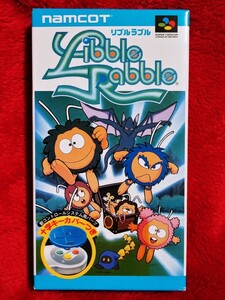 新品未使用　SFC　リブルラブル　Libble Rabble　十字キーカバーつき　ナムコ　namcot　スーパーファミコン　ゲーム　ソフト　送料無料