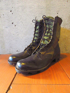 ビンテージ60’s●DEADSTOCK U.S.ARMYトロピカルコンバットブーツsize 8N●231224j7-m-bt-27cmミリタリー1960sスチールトゥ