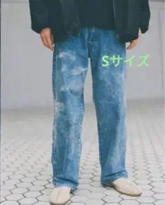 LIDNM SUNBURN FADED DENIM サイズS