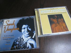 【送料無料】サラ・ヴォーン SARAH VAUGHAN CD『the divine miss V. live in Japan』『A TOUCH OF CLASS』2枚セット！