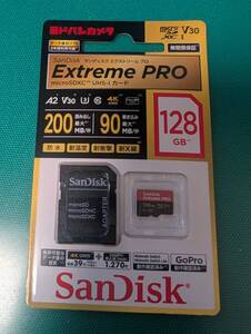 新品未開封 SanDisk Extreme PRO microSDXCカード 128GB