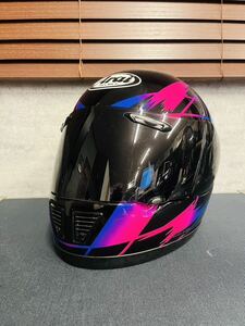 ★昭和レトロ★ARAI アライ★ヘルメット★55.56cm★オートバイヘルメット