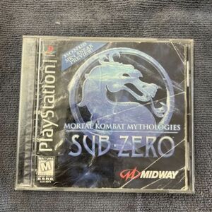 Mortal Kombat Mythologies: Sub Zero (Sony PlayStation 1, 1997) PS1 CIB Tested FS 海外 即決