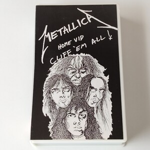 【国内版VHS/ビデオ】METALLICA/HOME VID CLIFF ’EM ALL!(VAH-0069)メタリカ/ビデオ・ザ・スラッシュ クリフに捧ぐ/1988年