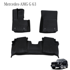 Mercedes メルセデス ベンツ ゲレンデ AMG G63 G350 G400 G550 2019～2024 左ハンドル 3D フロアマット ゴムマット TPE素材 ゲレンデ