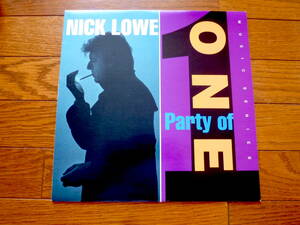 LP NICK LOWE /　PARTY OF ONE