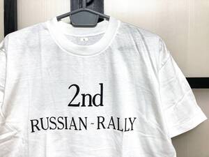 新品 1993年 第2回 ロシアンラリー Tシャツ / 未使用 2nd RUSSIAN RALLY T-Shirt NOMADIC GOLDWIN GW SPORT ENKEI Arai CIBIE 