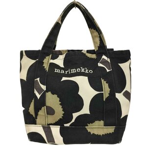 marimekko(マリメッコ) 花柄 キャンバス ミニハンドバッグ レディース 表記無 中古 古着 0807