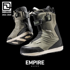 新品未使用 24-25 DEELUXE BOOTSEMPIRE (S4インナー) チャコール 安心保証 即日発送 本体 土日祝発送OK