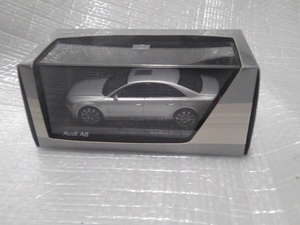 アウディ 純正 A8 1/43 ミニカー シルバー アウディコレクション Audi Collection