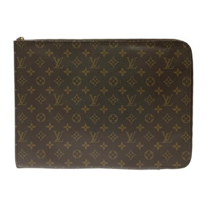 LOUIS VUITTON ルイ・ヴィトン M53456 モノグラム PVC ポッシュ・ドキュマン ブラウン 333559 クラッチバッグ