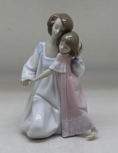 リヤドロ LLADRO おやすみなさい　フィギュリン　陶器人形　置物　親子