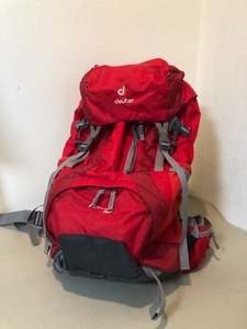  美品 赤【 deuter ドイター FUTURA 32 フォーチュラ 32 レインカバー付き 】 登山 トレッキング ザック