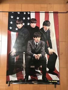 希少！the beatles☆ビートルズ☆ポスター☆星条旗☆人気！激レア！ジャンク！