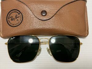 良品 B&L レイバン キャラバン USA RAY BAN CARAVAN 58㎜ USA ボシュロム BL サングラス 松田優作 米国製 80s 90s