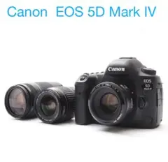 付属品付/Canon EOS 5D Mark IV標準&望遠&単焦点レンズセット