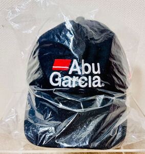 【ID:W039】Abu Garcia アブガルシア キャップ 黒 メンズ 帽子 男性用 P-DRY Standard Logo Cap 新品 未開封 