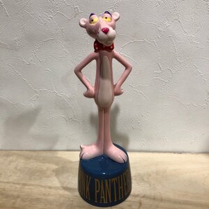 【大型・高さ約２６ｃｍ】 （青） ピンクパンサー　The Pink Panther　貯金箱　陶器 雑貨 置物 ビンテージ レトロ 管理001・6