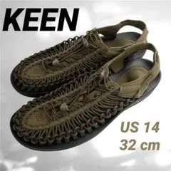 KEEN キーン UNEKE ユニーク サンダル US14 ダークオリーブ