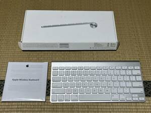 ★ 1円〜 極美品 実働確認済み Apple Wireless Keyboard A1314 US キーボード アップル ワイヤレス キーボード ☆