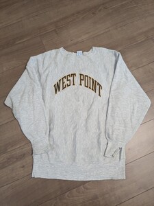 【XL】90s Champion REVERSE WEAVE WEST POINT リバースウィーブ カレッジ ロゴ アメリカ陸軍 USMA USAFA