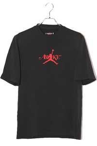 JORDAN BRAND × AWAKE NY ジョーダン アウェイク ニューヨーク ナイキ M J AWNY SOLID TEE プリント 半袖Tシャツ XS BLACK ブラック FV991