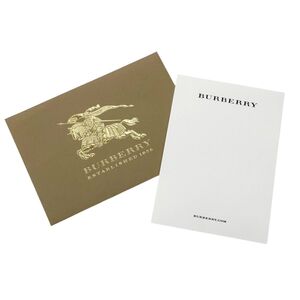 ●希少！【送料無料】【未使用】BURBERRY　バーバリー　ポストカード＆封筒セット　50279